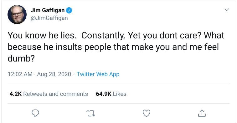 Jim Gaffigan Twitter