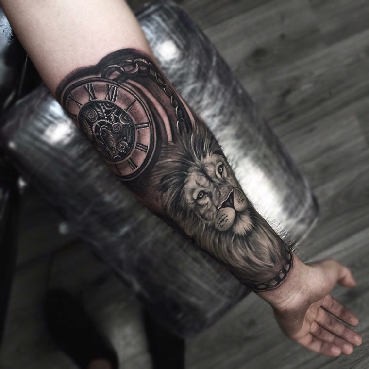 Featured image of post Tattoo Antebra o Leao