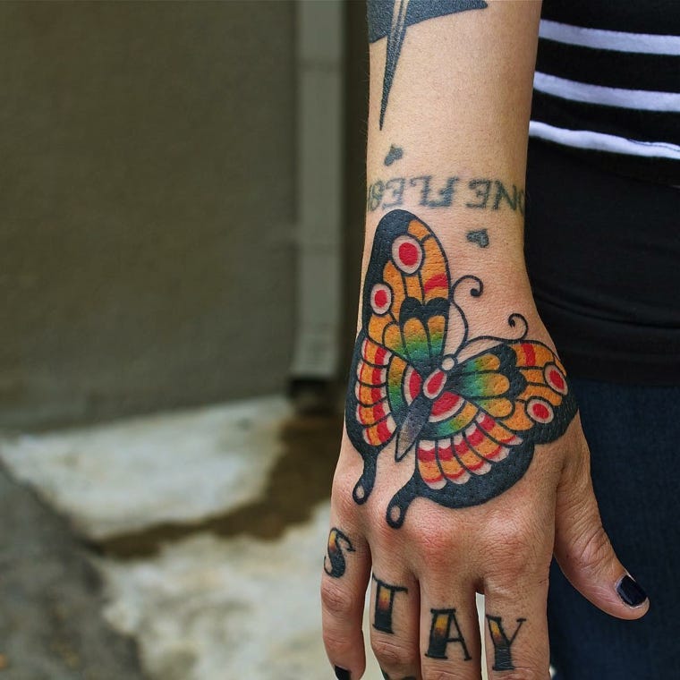 Featured image of post Tatoo De Borboleta Na M o