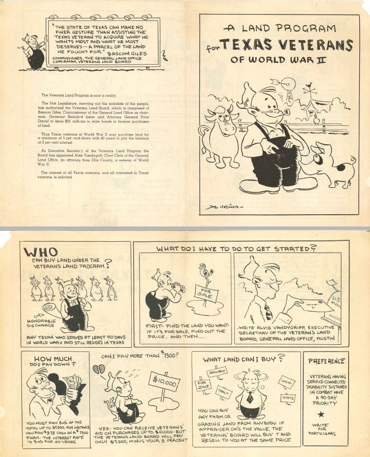 The Texas Veterans Land Board — Veterans and the GLO in the 20th