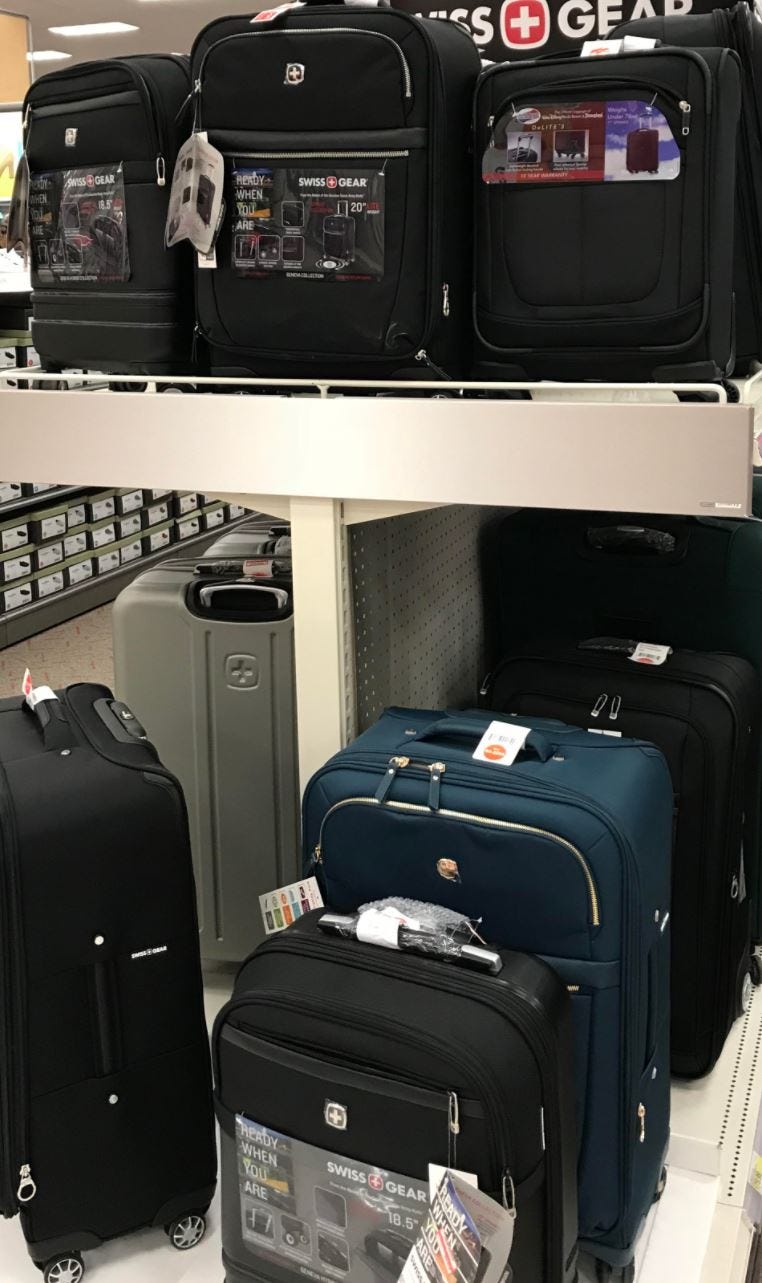 swiss suitcase target