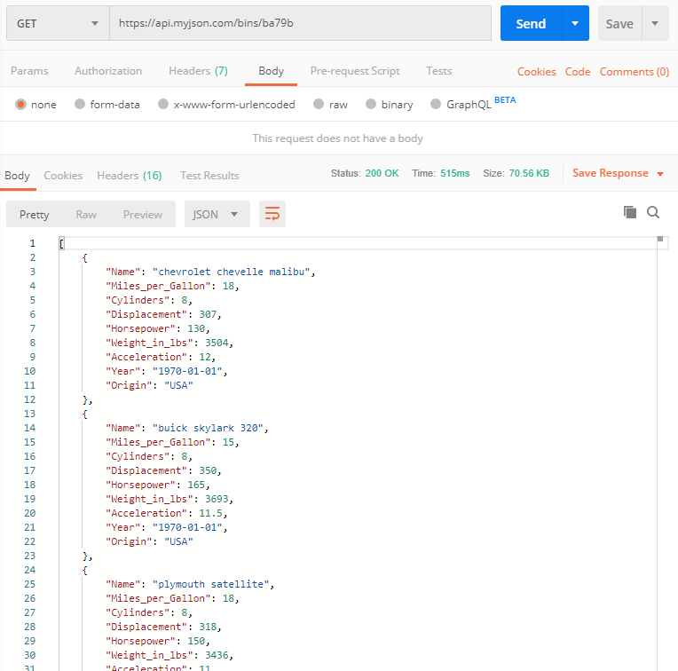 How to Set up a Test JSON Source Online | by Changhui Xu | codeburst