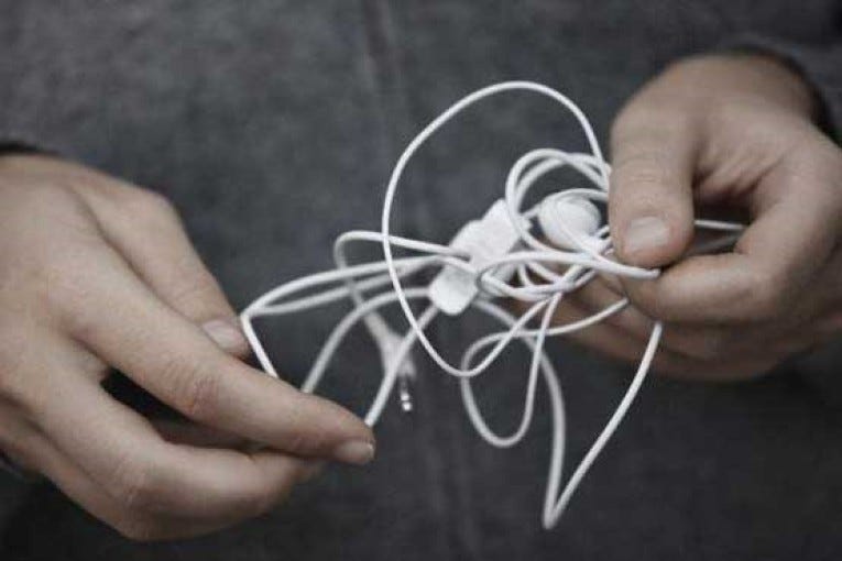 wireless earbuds with connecting wire