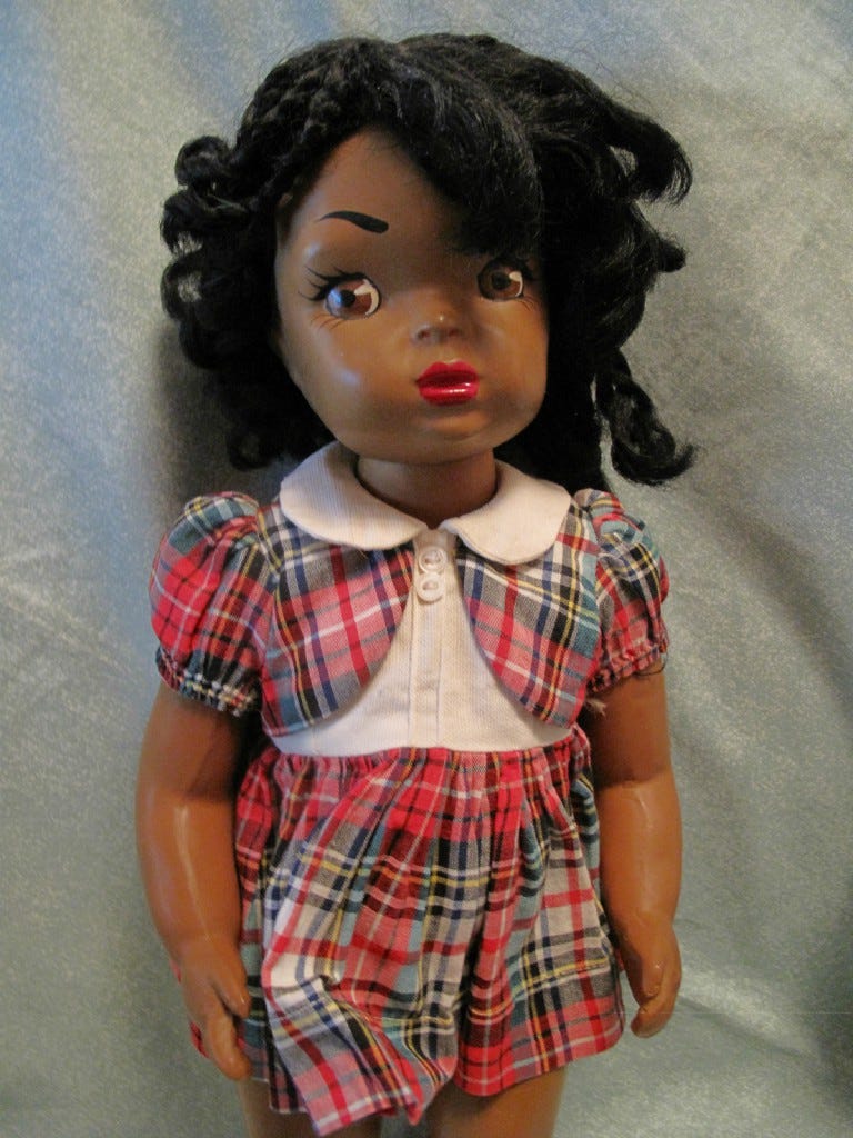 fat black barbie doll
