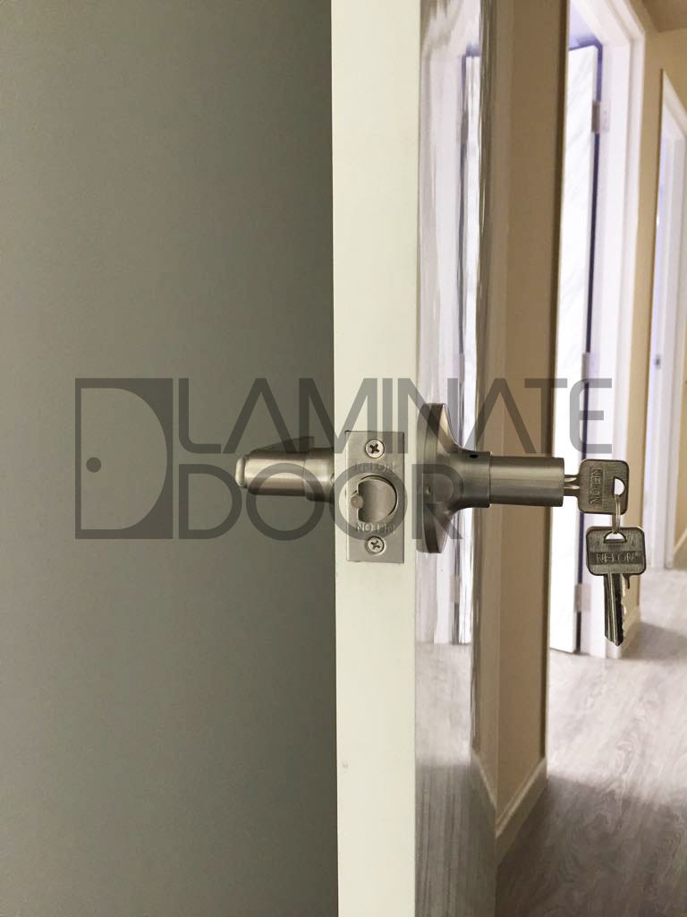 Full Solid Laminate Bedroom Door Install For Hdb At Factory Price