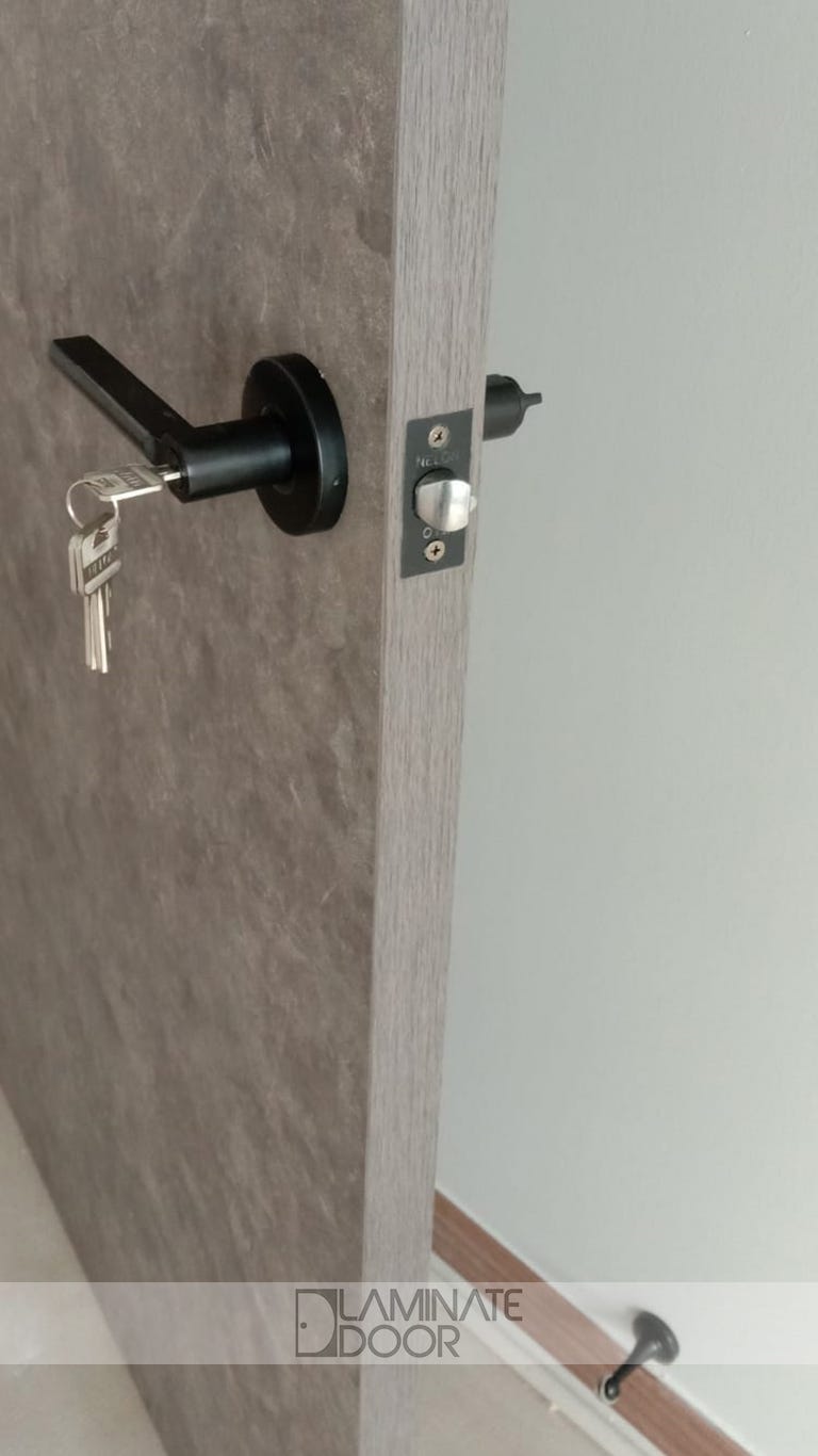 Full Solid Laminate Bedroom Door Install For Hdb At Direct Factory