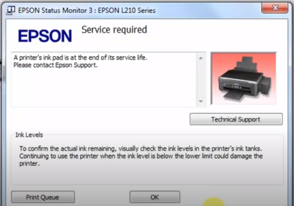 ssc service utility for epson l210