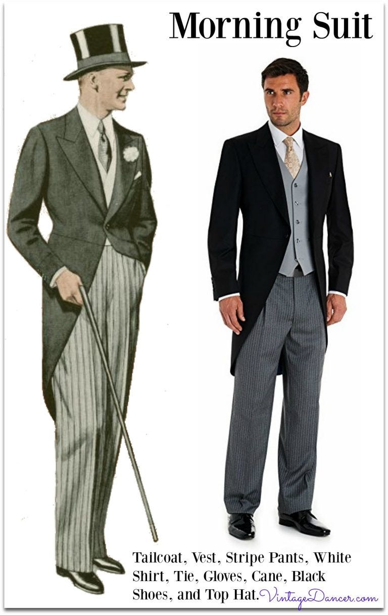 edwardian formal wear
