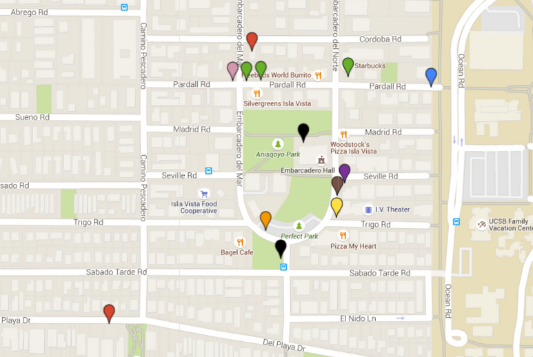 Art in Isla Vista - Community Map