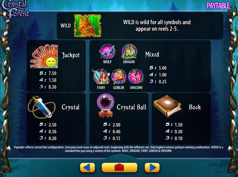 Crystal Forest Slots