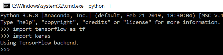 tensorflow anaconda tutorial
