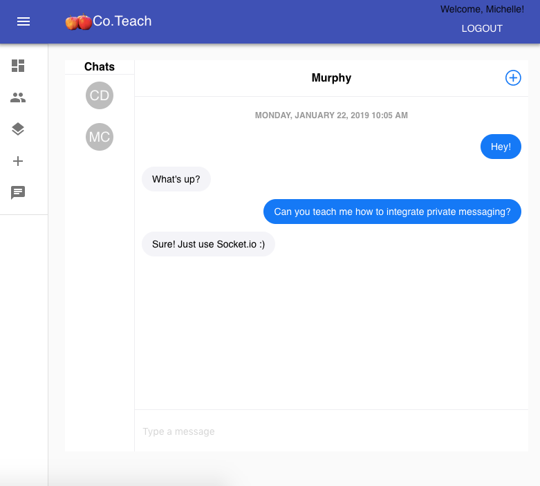 Add Direct Messaging To Your App Using React Redux Socket Io By Michelle Urena Medium