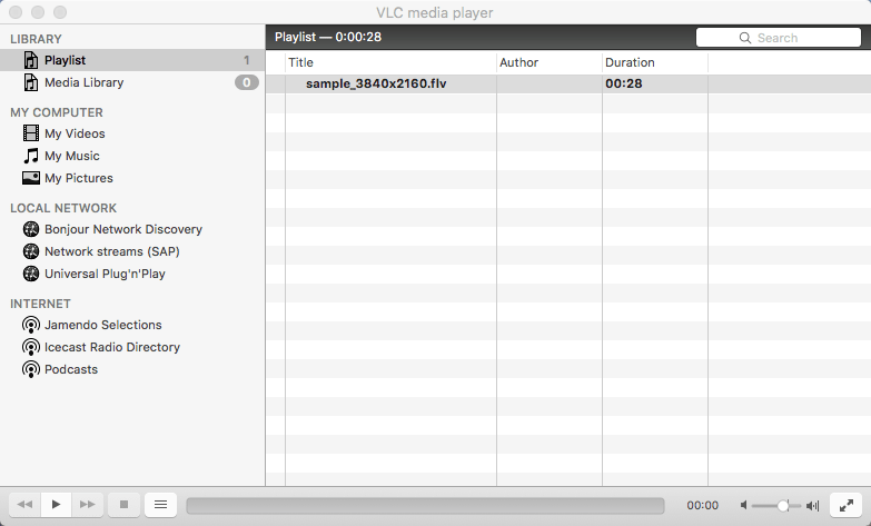 Apple flv player