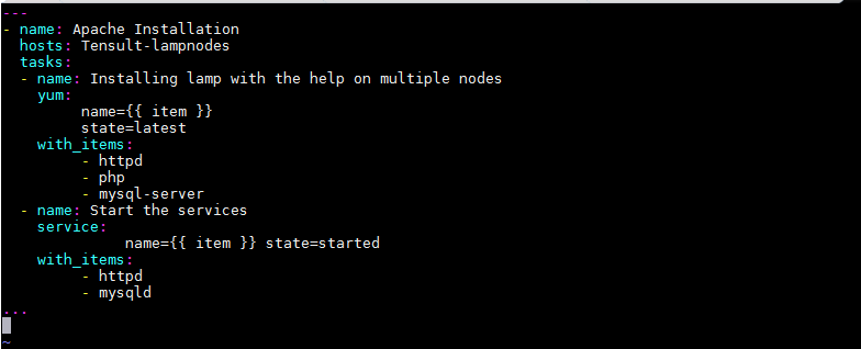 Installing LAMP in Multiple Remote Hosts Using Ansible Playbook