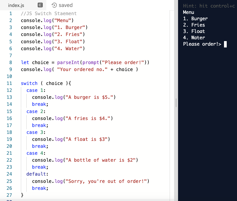 Switch Statement In Javascript By Injae Lee Medium