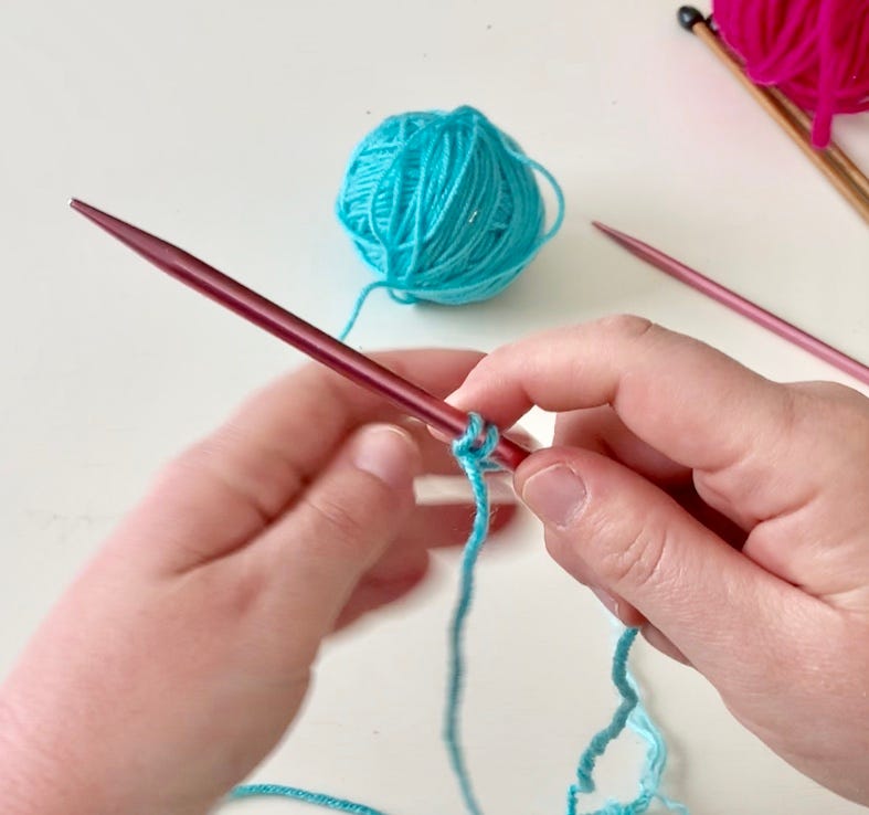 Knitting 101 How To Cast On Carley S Corner Medium