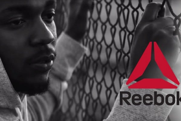 kendrick lamar reebok commercial