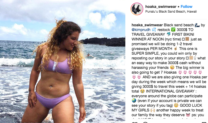 instagram hoaka swimwear