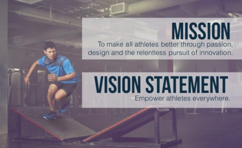 under armour vision and mission statement