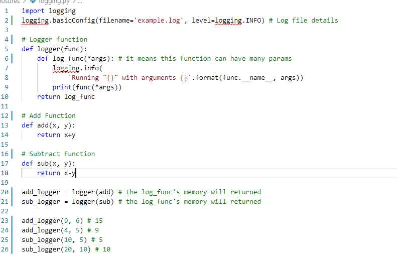 Effective logging with Closures — python | by Manoj kumar | Build for ...