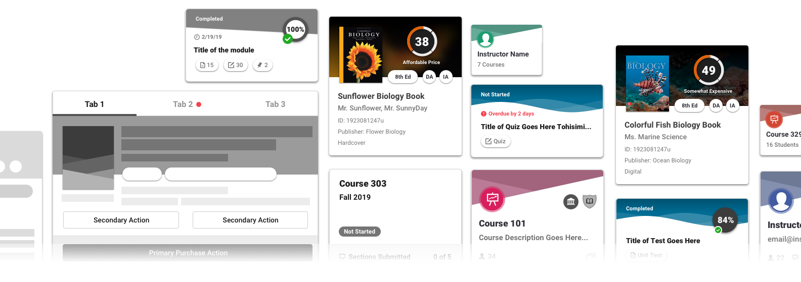 Successful Card Design In 3 Steps Ux Ui And Framework By Brenna Grey Mickey Ux Collective