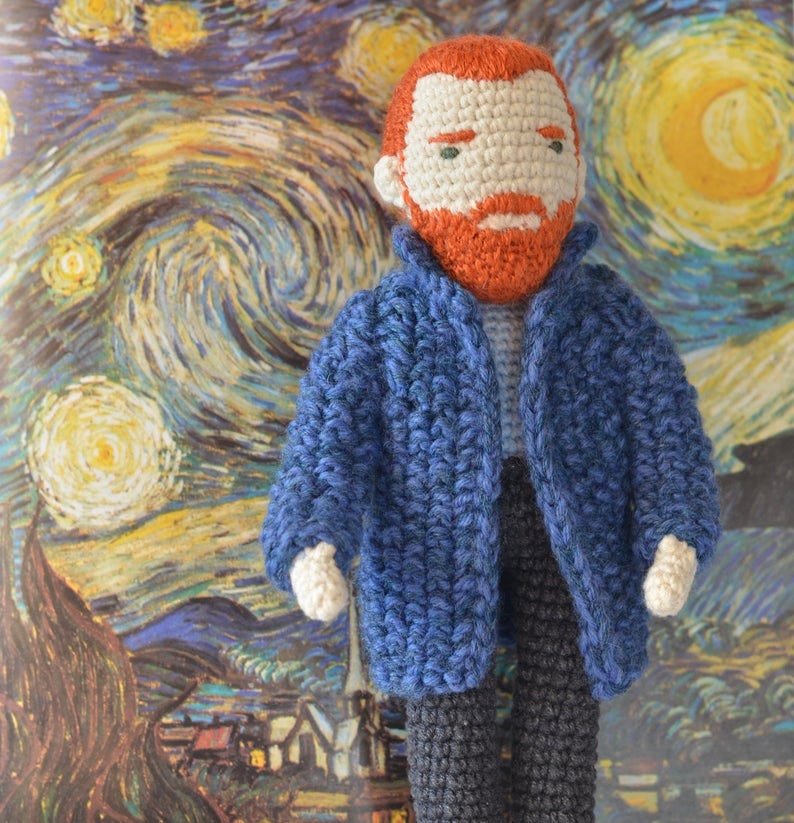 van gogh amigurumi pattern