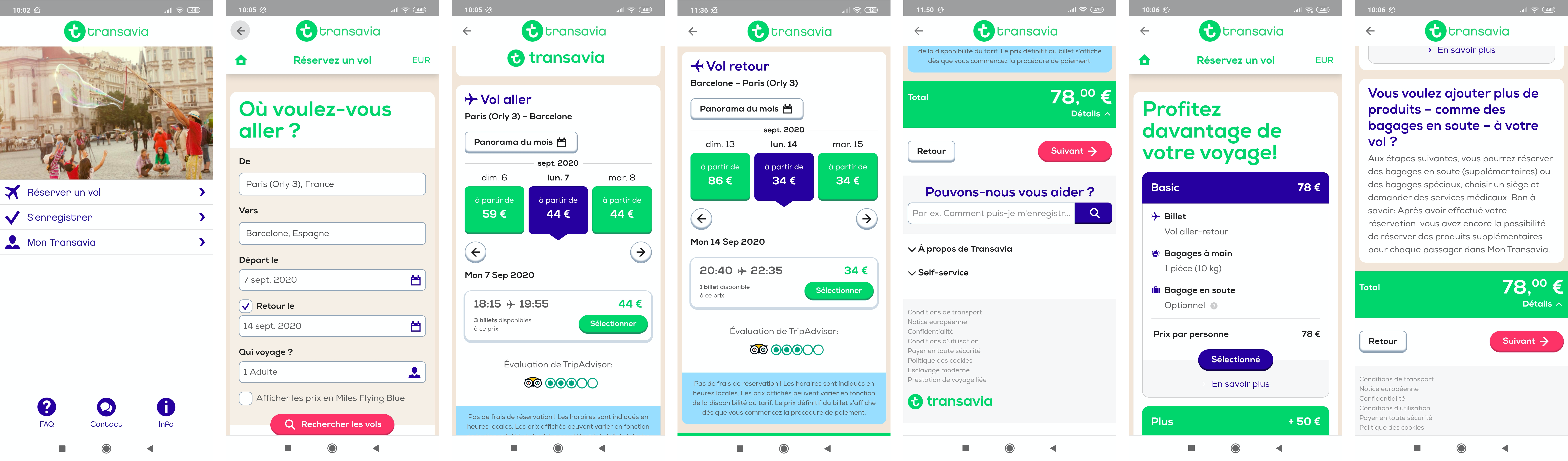 transavia check in luggage