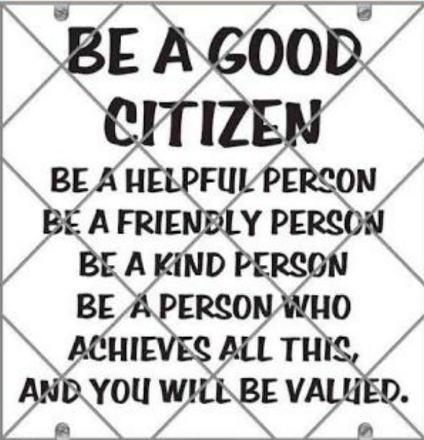Being A Good Citizen”. Good Citizenship Means To Conduct… | By Marryrana |  Medium