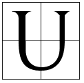 U