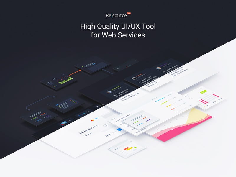 Download Psd Repo Weekly Freebies 96 Resource Ui Ux Tool For Web Services By Psd Repo Free Psd Mockups Medium PSD Mockup Templates