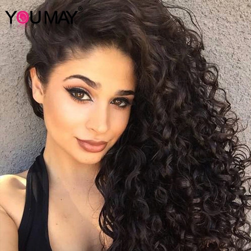 High Density Loose Curly Full Lace Human Hair Wigs Mathew Ikeadi