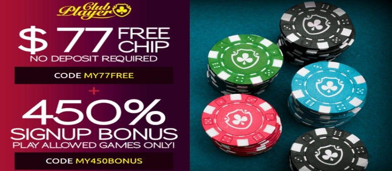 Club Player Casino $200 No Deposit Bonus Codes 2020