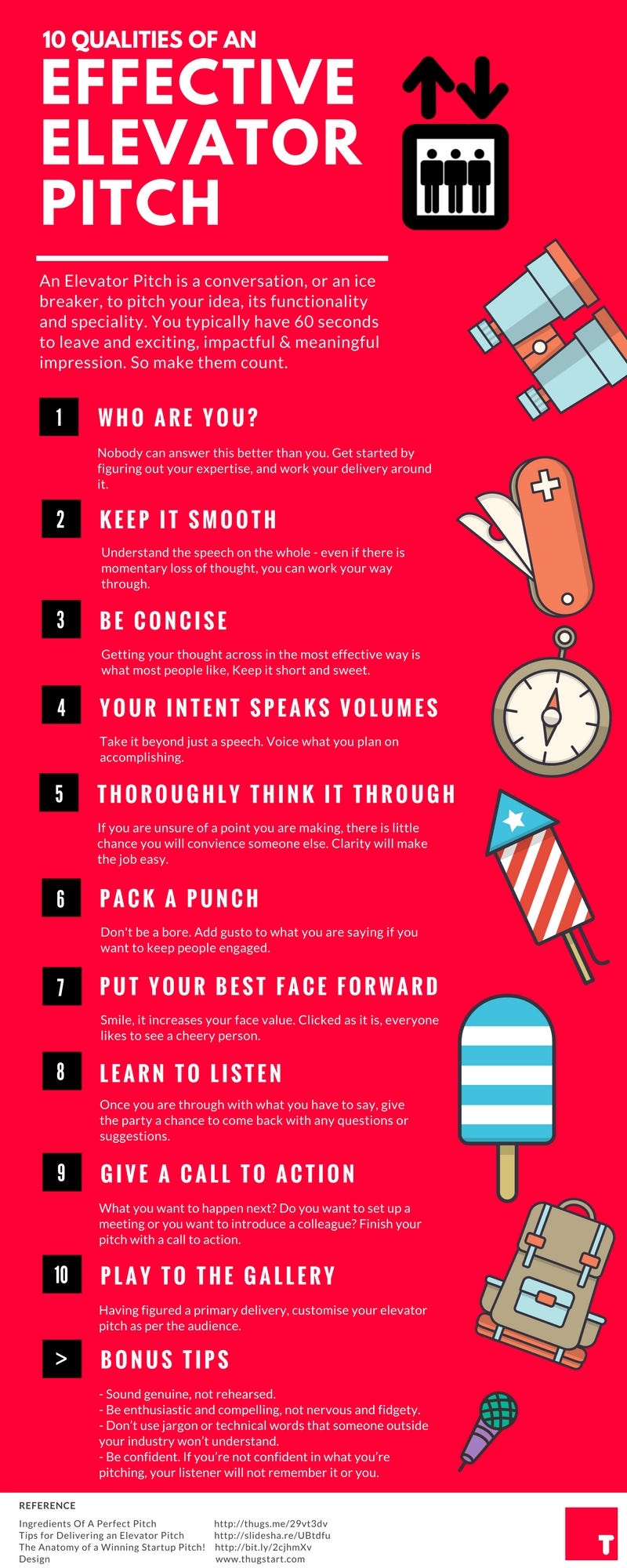 10 Qualities of an Effective Elevator Pitch (Infographic)