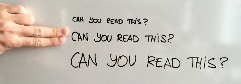 Whiteboard writing app picture