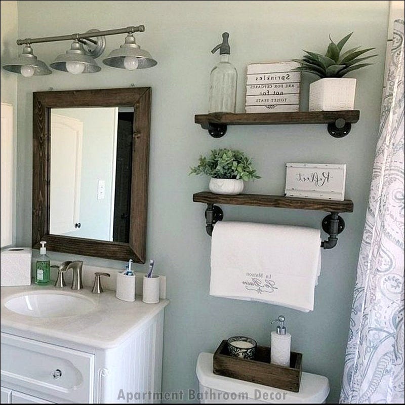 10 Small Apartment Bathroom Decor Ideas And Decorating Tips By Emily Medium