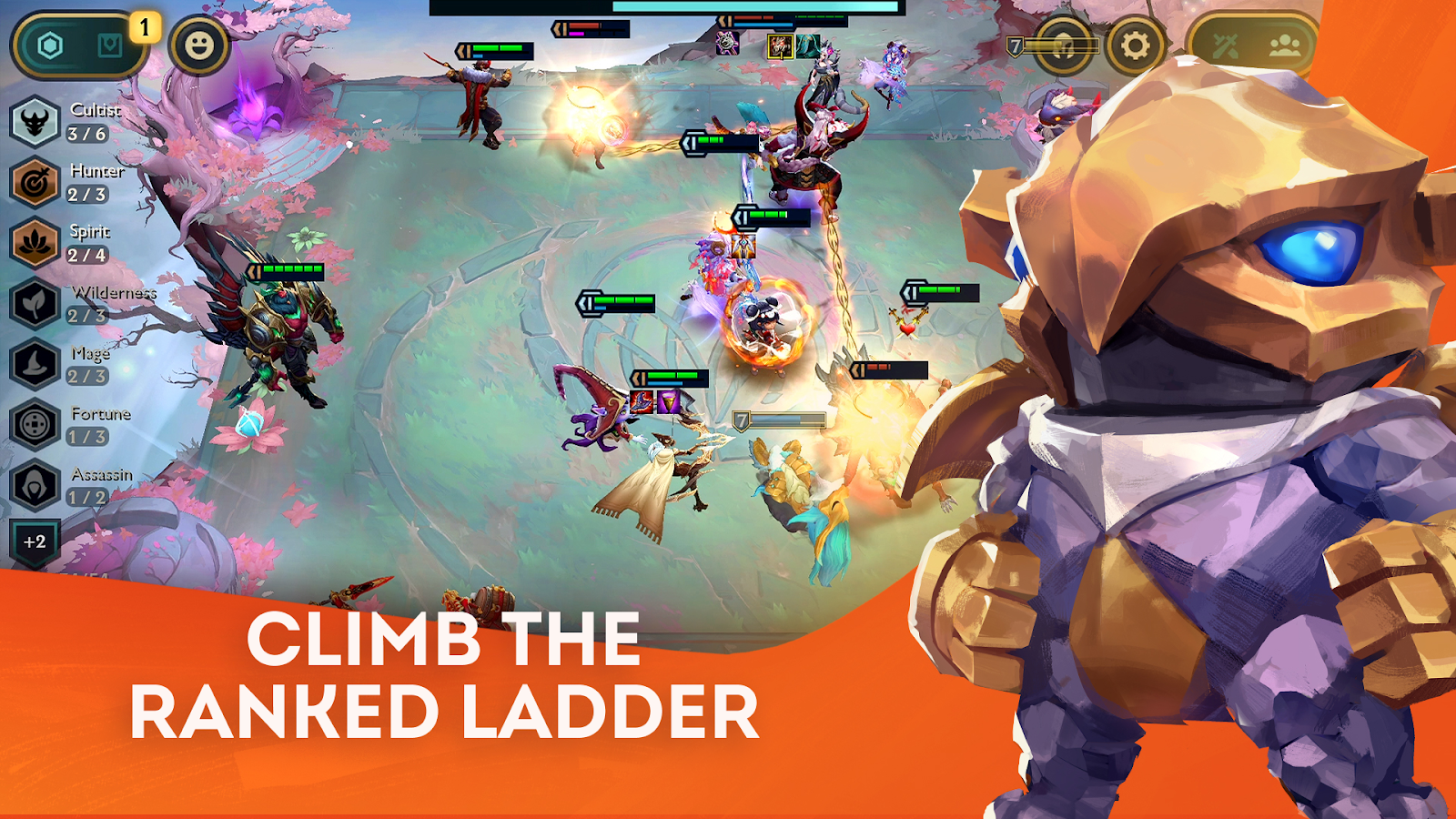 Climb the ladder graphic