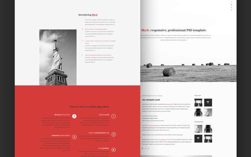 Download 40 Free Web Design Photoshop Psd Templates By District 11 Studio Medium PSD Mockup Templates