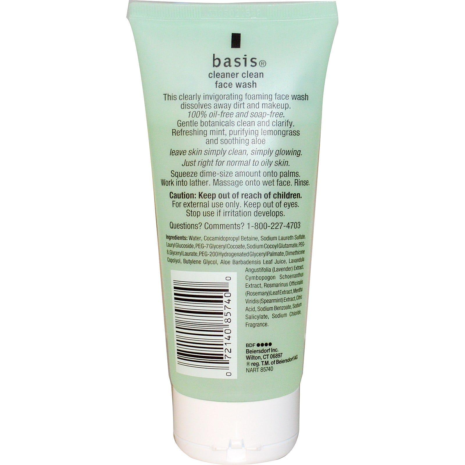 Best Face Washes - Basis Cleanser Clean Face Wash