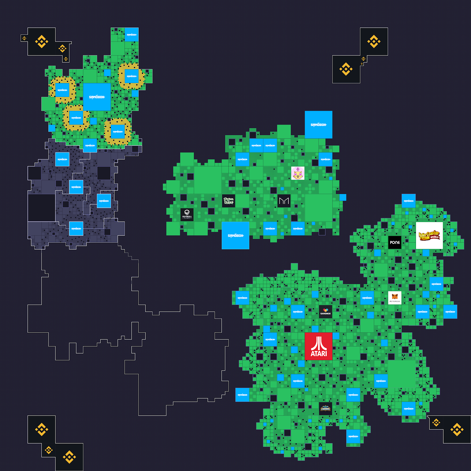 샌드박스 (SANDBOX) 프로젝트 - 바이낸스 거래소 LAND NFT 토큰 전격 인수 : 네이버 블로그