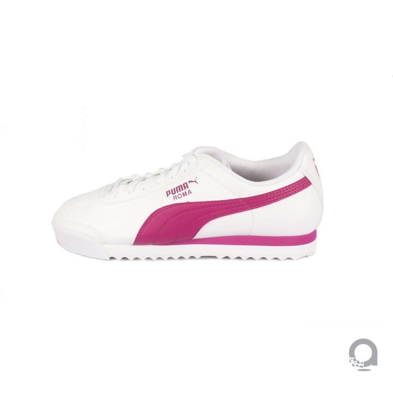 puma roma blanco con rosa