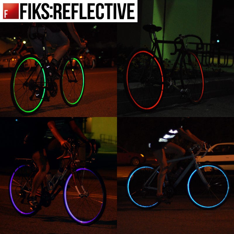 reflective wear for cycling
