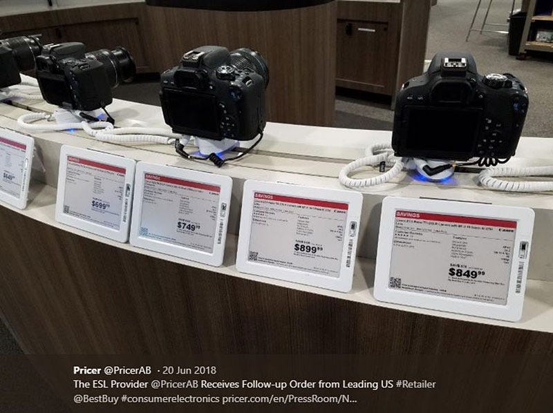 Best Buy Digital Price Tags