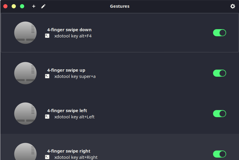 MultiTouch Gesture support for Touchpads on Laptops running Linux by