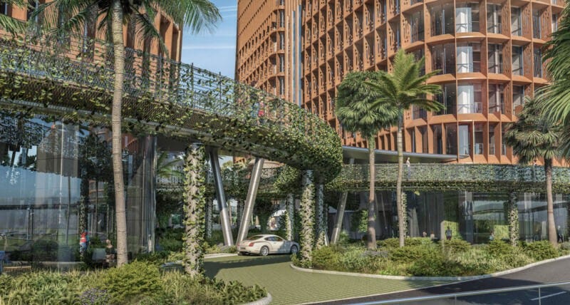 Apartemen South Quarter Sq Residence Bangunan Ikonik Berkonsep