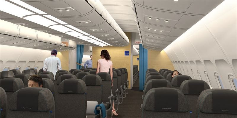 Ultramodern New Cabins For Sas Long Haul Aircrafts Per Thoresson