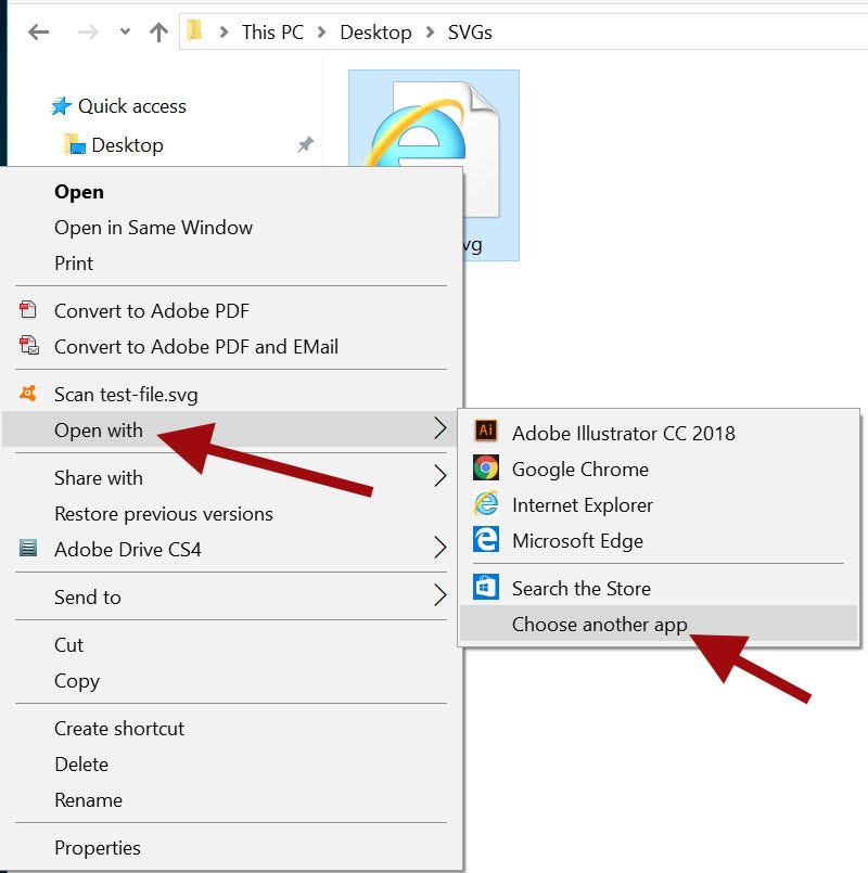 Download Help My Pc Thinks Svg Files Should Be Opened With Internet Explorer By Missy Meyer Medium