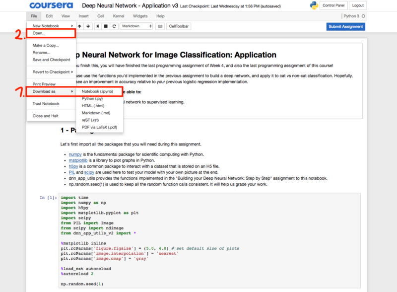 coursera deep learning python