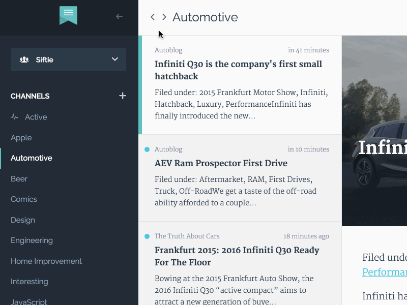 Sidebars in UI Design Inspiration Supply Medium
