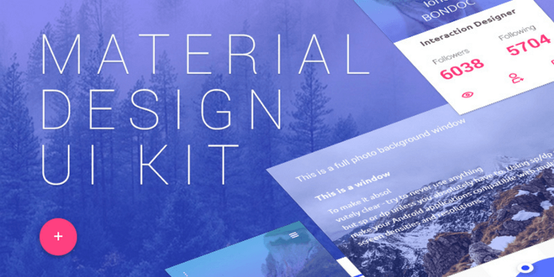 11 Best Free Material Design Ui Kits For Sketch Psd In 2018