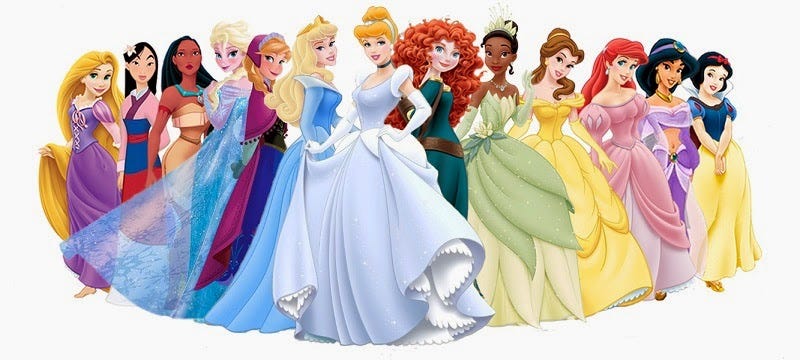 Disney Princesses and Color. Ever heard of “Disney Blue”? Well it is